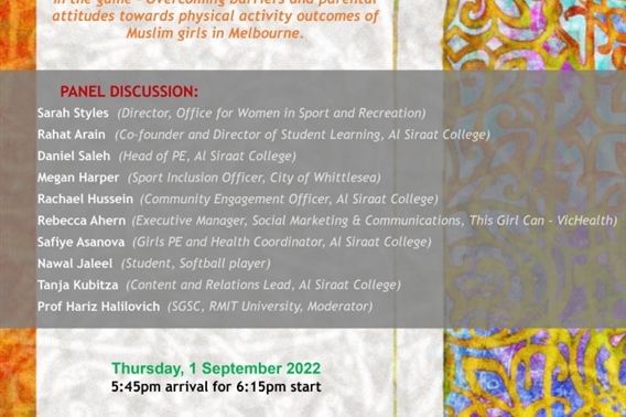 Making Ground: Muslim Girls in Sport Panel