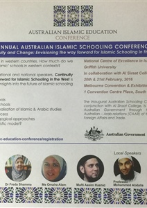 Australian Islamic Conference Flyer