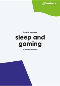Factsheet Sleep and Gaming