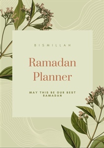 Ramadan Planner 2021