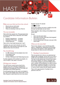 HAST Candidate Information Bulletin