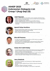 AIMEP Indonesian Delegate List September 2023